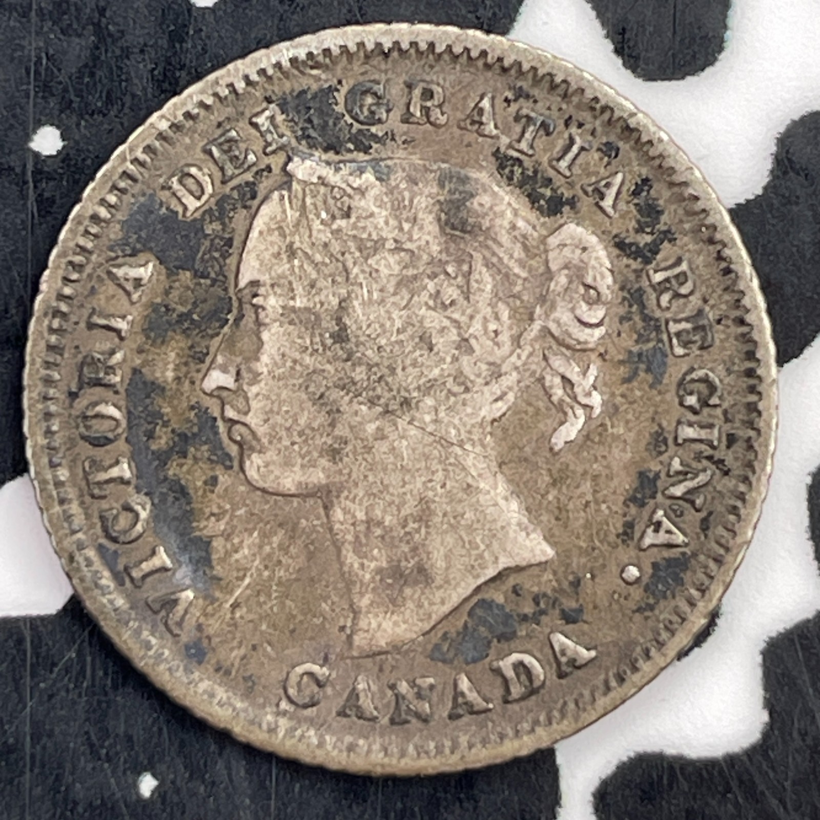 1882-H Canada 5 Cents Lot#F2845 Silver!