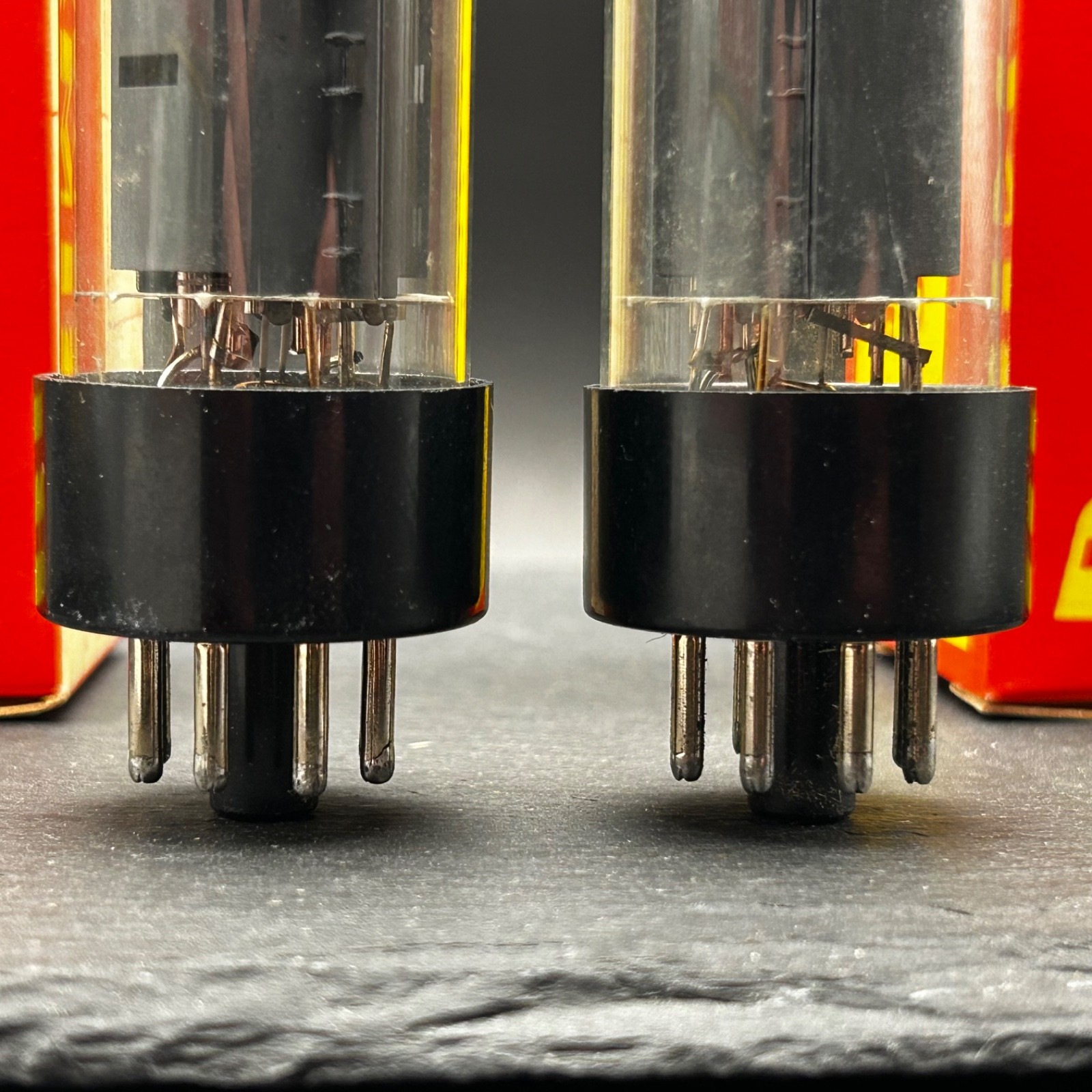 NOS Brimar EL34 Matched Pair Vacuum Tubes – Tested Strong 106% – UK Made – Audio