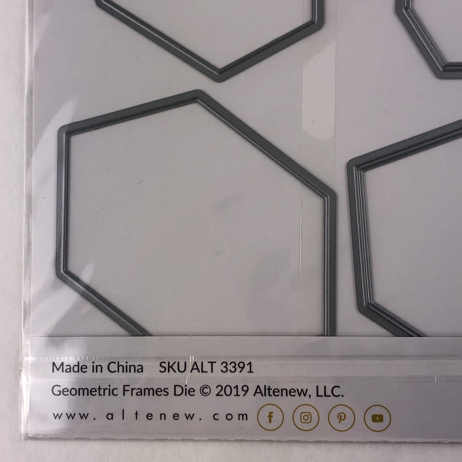 Altenew Geometric Frames Die New ALT3391