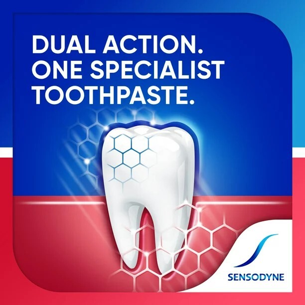 Sensodyne Sensitivity & Gum Sensitive Toothpaste,Removing Plaque Bacteria,3.4 Oz