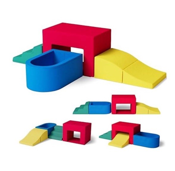 NEW 4 Piece Velvet Installation-Free Toddler Climbing Toys for Indoor Use