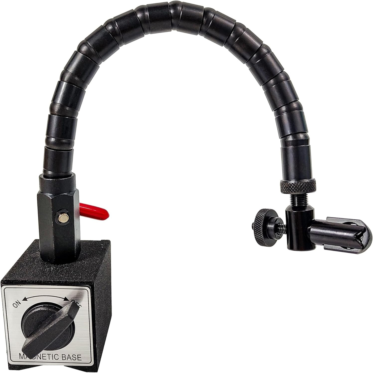 (R Indicator Holder with Magnetic Base Stand Aluminum Strut & Steel, Flexible Ar