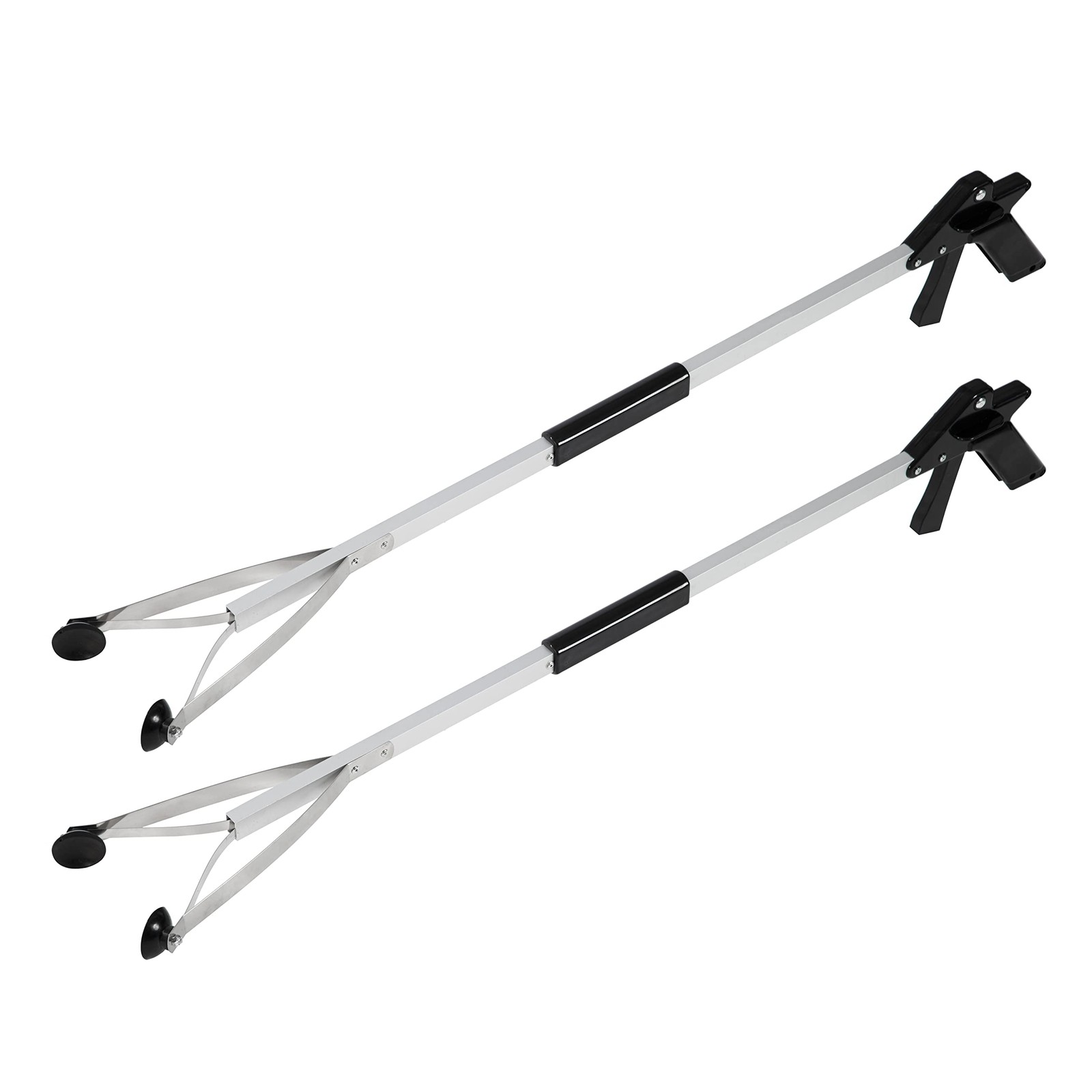 Grabber Tool 32" Suction Cup Grip Heavy Duty Aluminum -2 Pack- Lightweight Folda