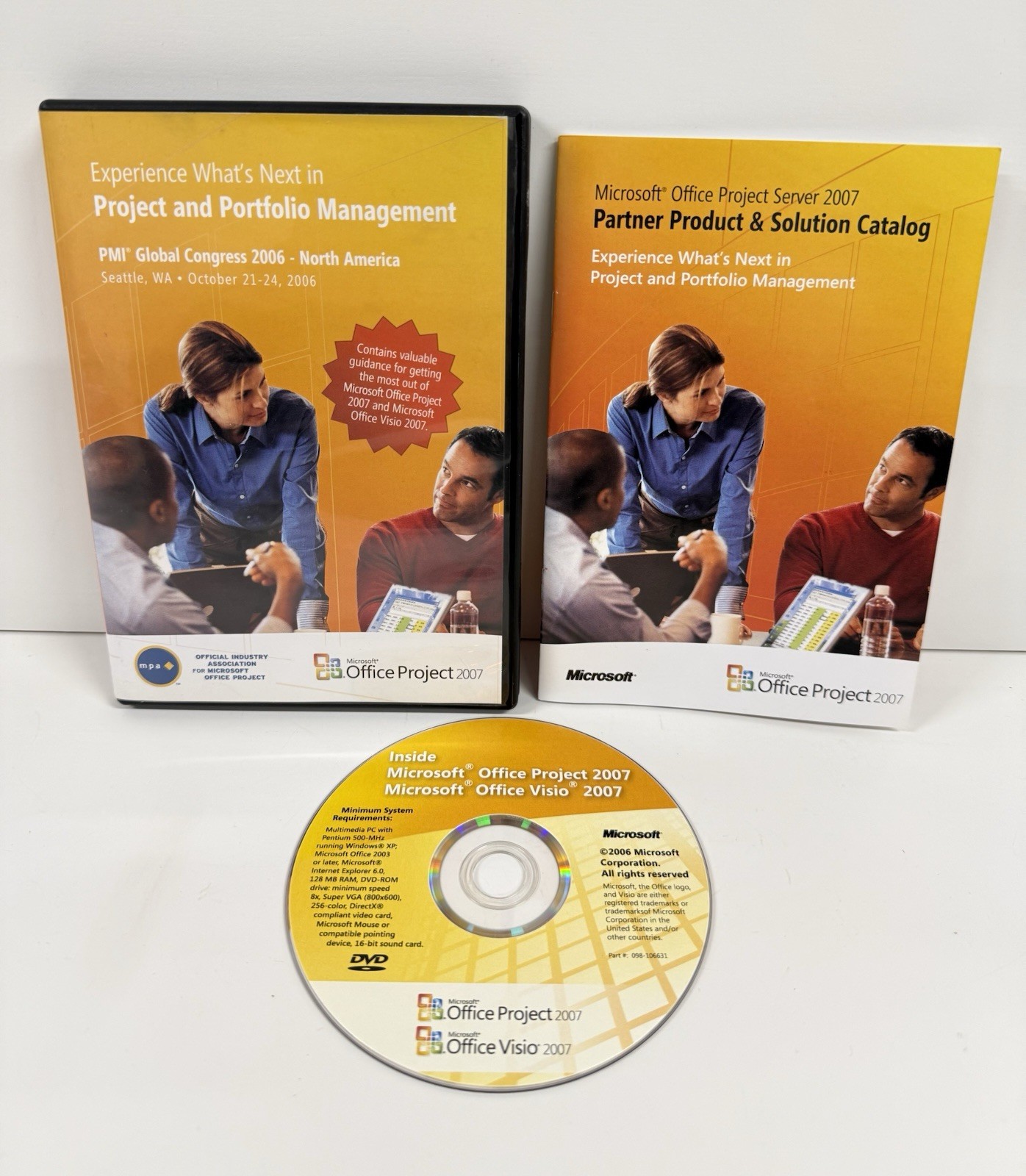 Microsoft Office Project Visio 2007 PMI Global Congress 2006 Seattle Promo Disc