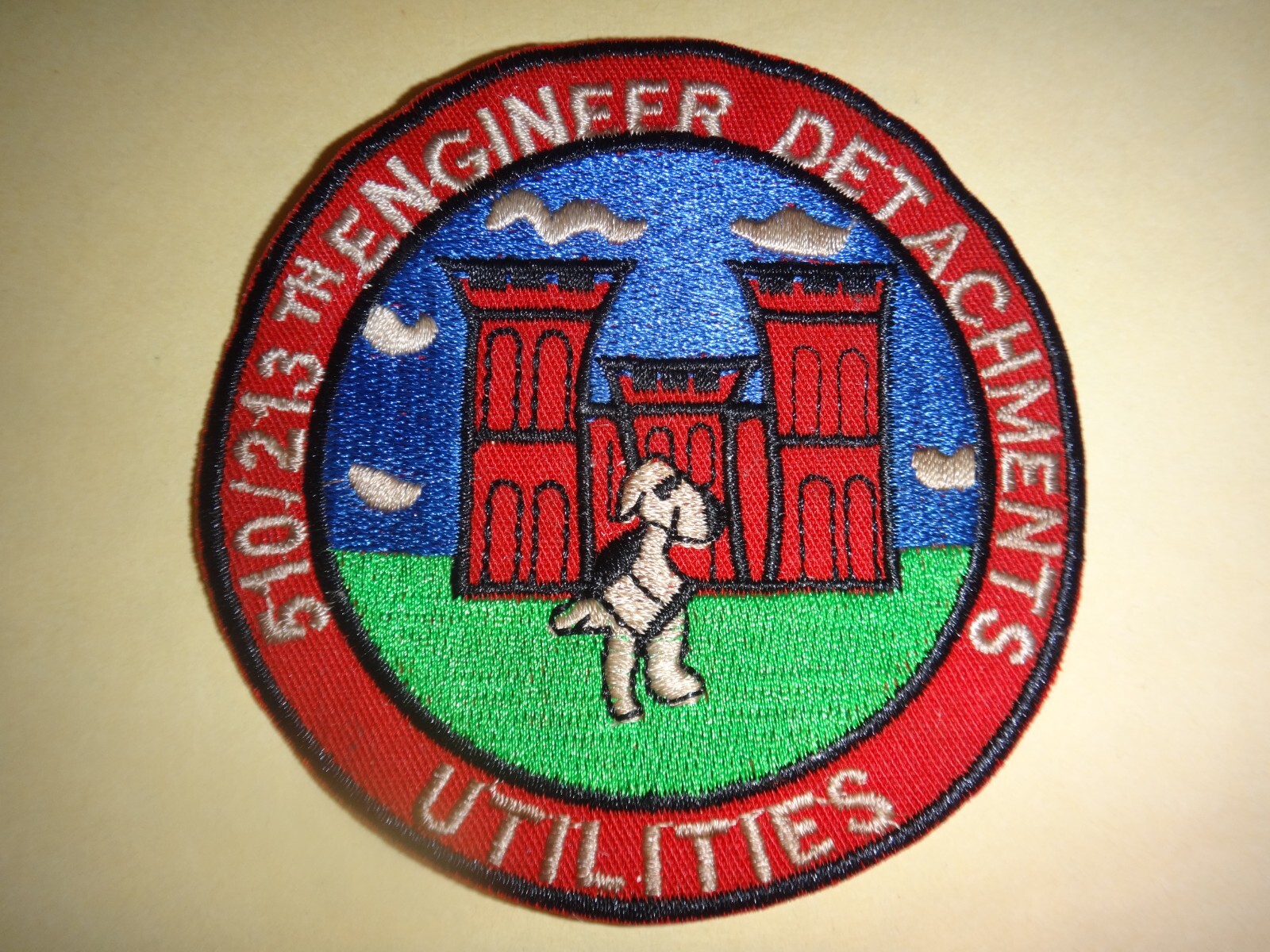US Army 510th and 213th ENGINEER DETACHMENTS UTILITIES Patch
