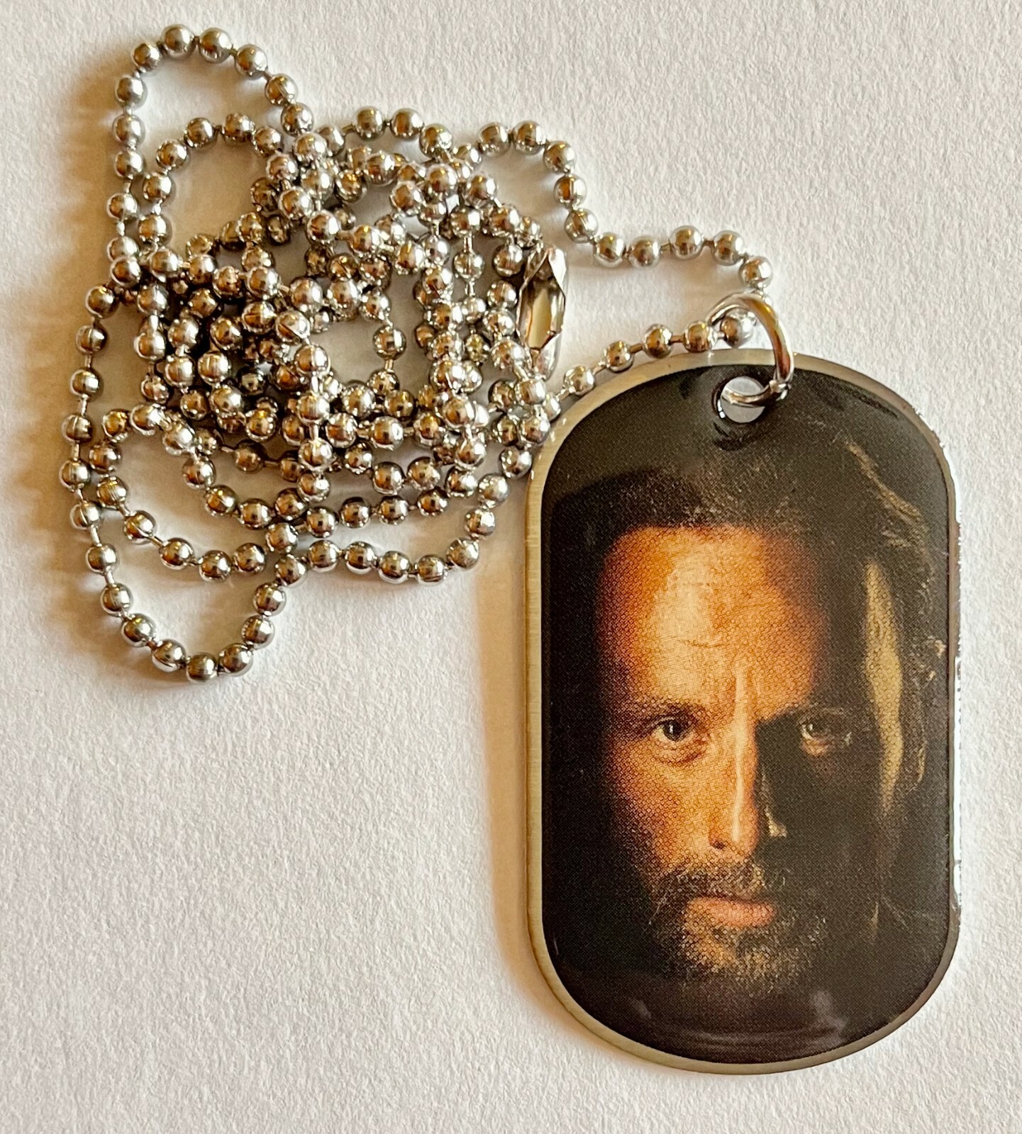 The Walking Dead Rick Grimes Andrew Lincoln Regular Dog Tag S4 Teaser #8 of 12