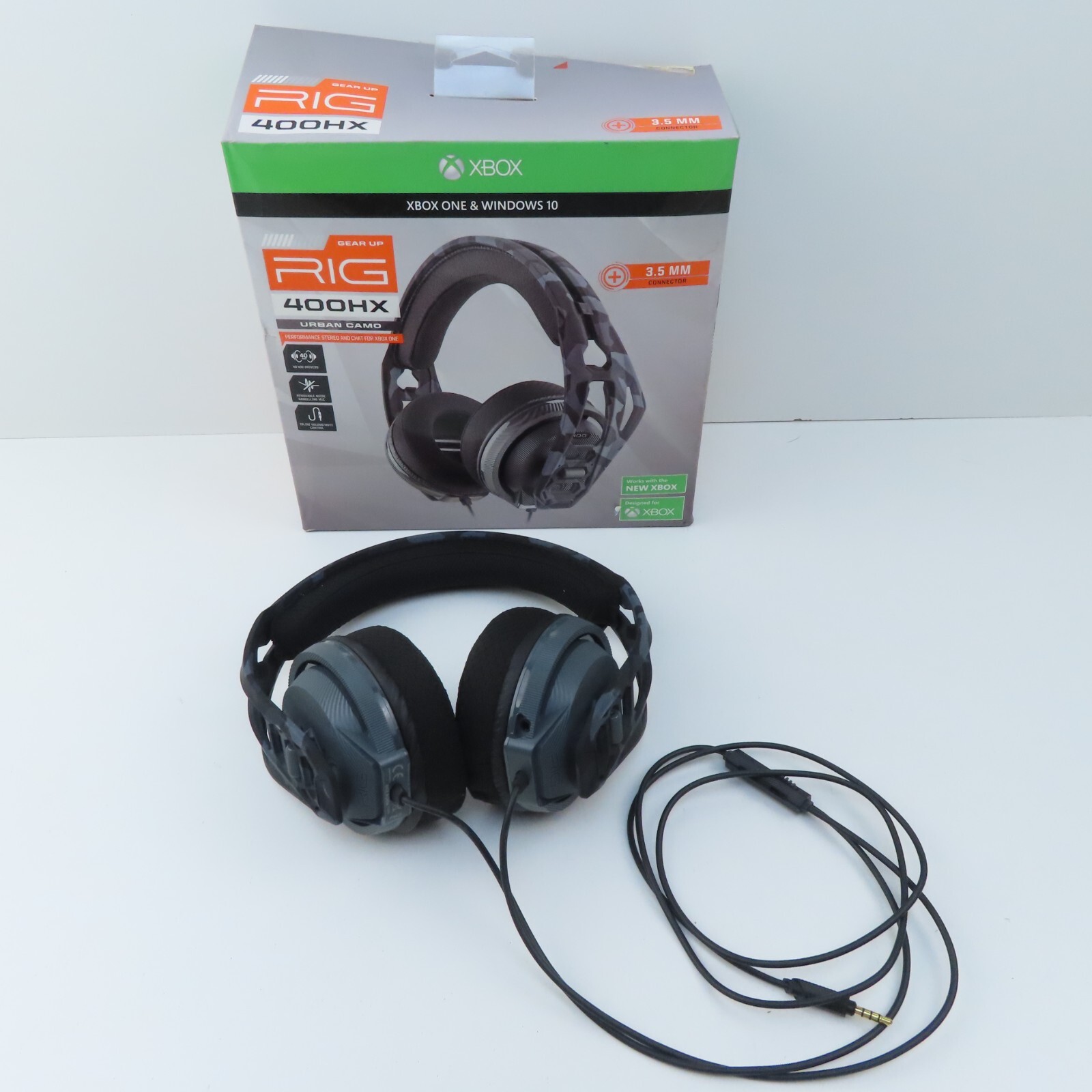 Nacon Gear Up RIG 400HX Urban Camo Gaming Headset for Microsoft 10 & Xbox One