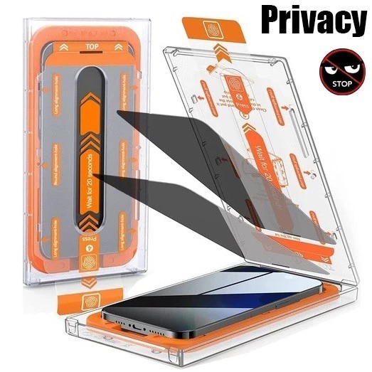 Privacy Screen Protector For iPhone 13 14 15 16e 17 Pro Max Air Edge Full Cover