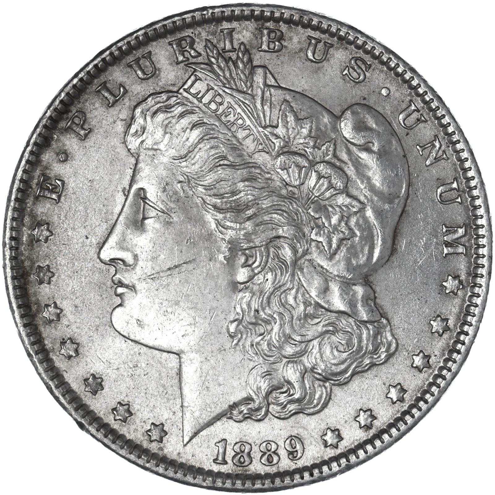 1889 (P) Morgan Dollar About Uncirculated See Pics R533