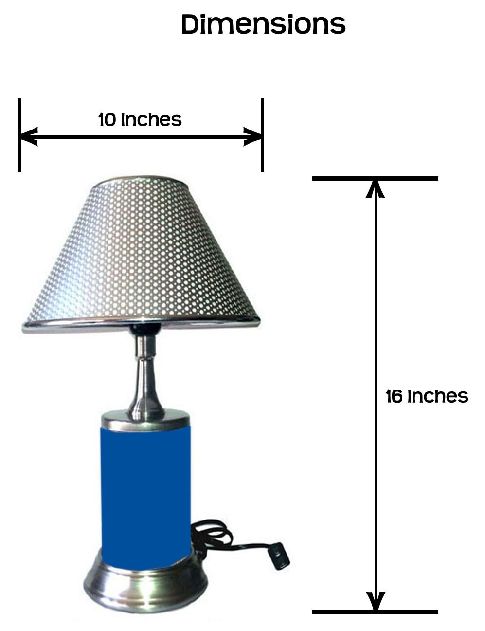 4-H Lamp Table Lamp with Shade Desk Light Room Decor
