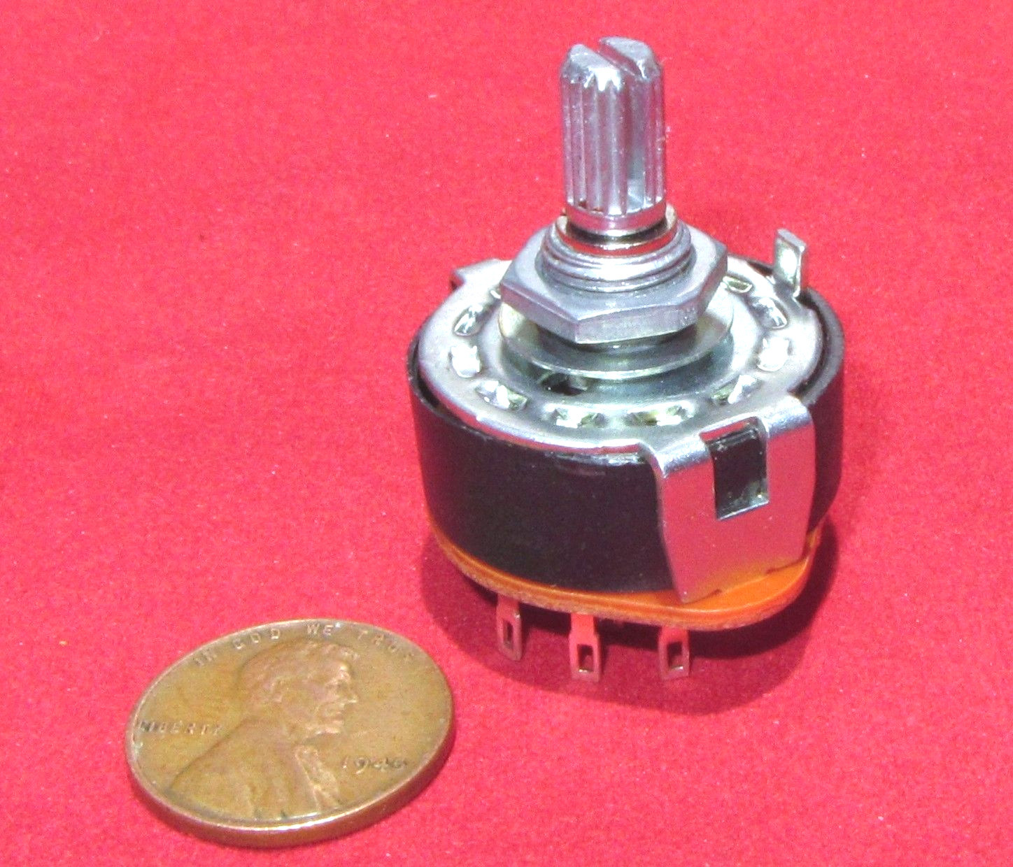 Alpha 1 Pole 12 Position Rotary Switch 300mA 125VAC Shorting Single SP12T AF
