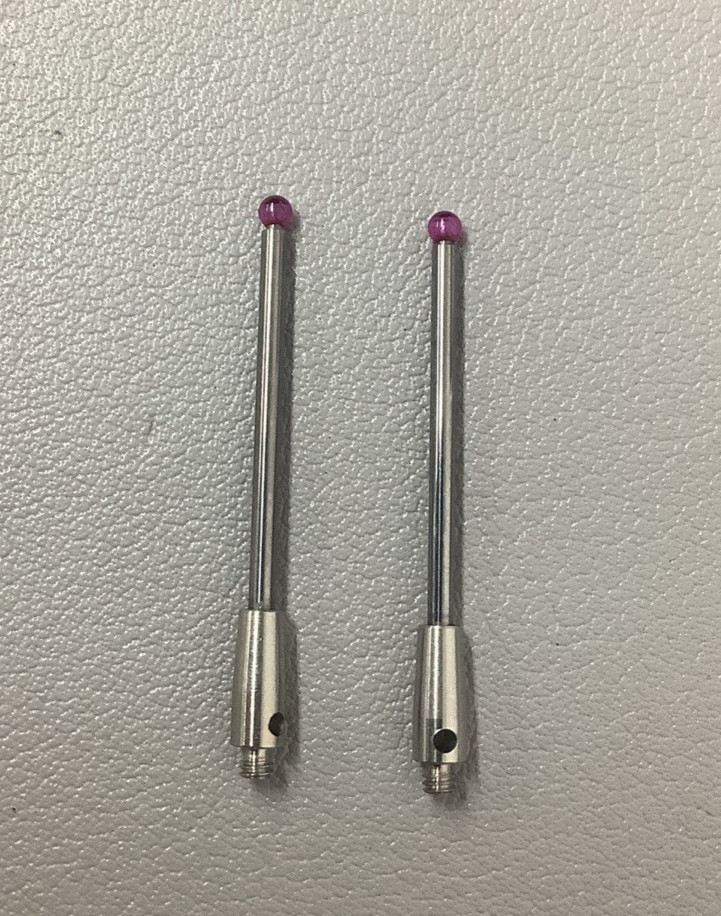Lot of 2 Renishaw A-5003-0036 Ball Stylus 2mm (b619)