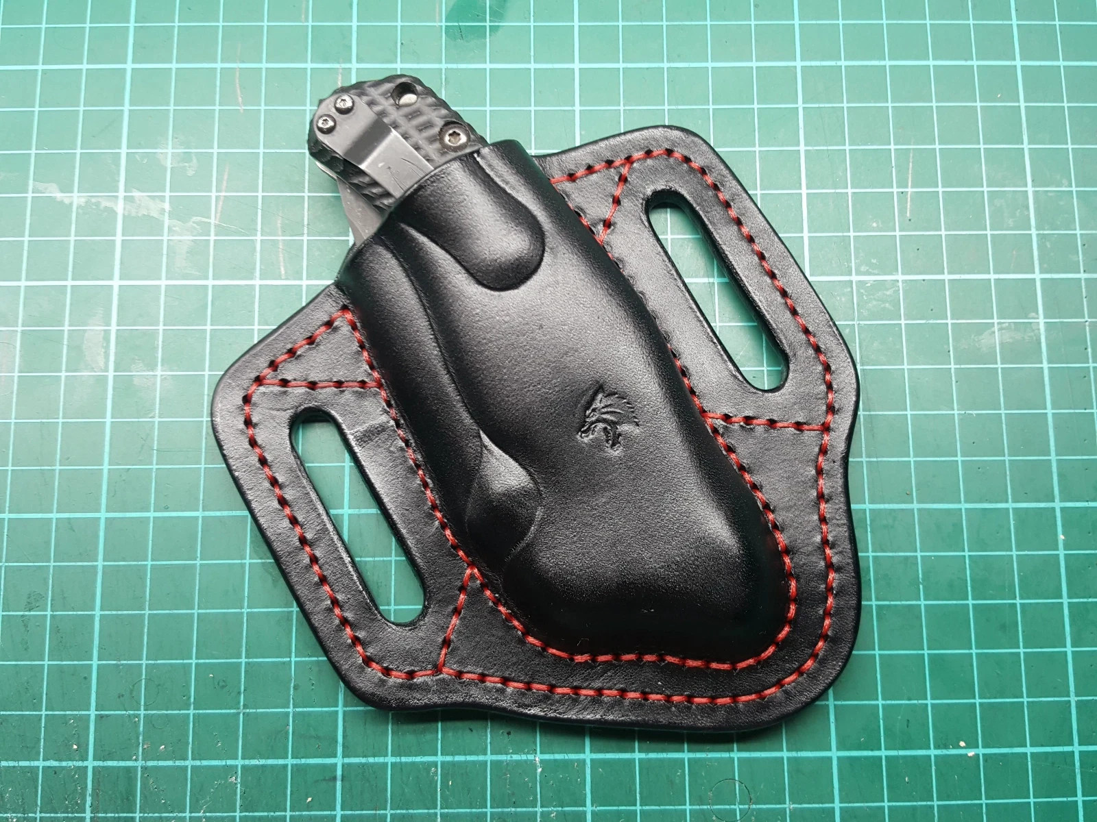 Leather sheath for Zero Tolerance ZT0300,301,302 or 0200 or 0350 or 0560 , 0562