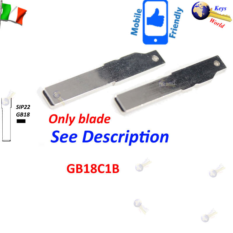 Shell Case Cover Key Blank GB18C1B Only Flip Blade FOR FIAT