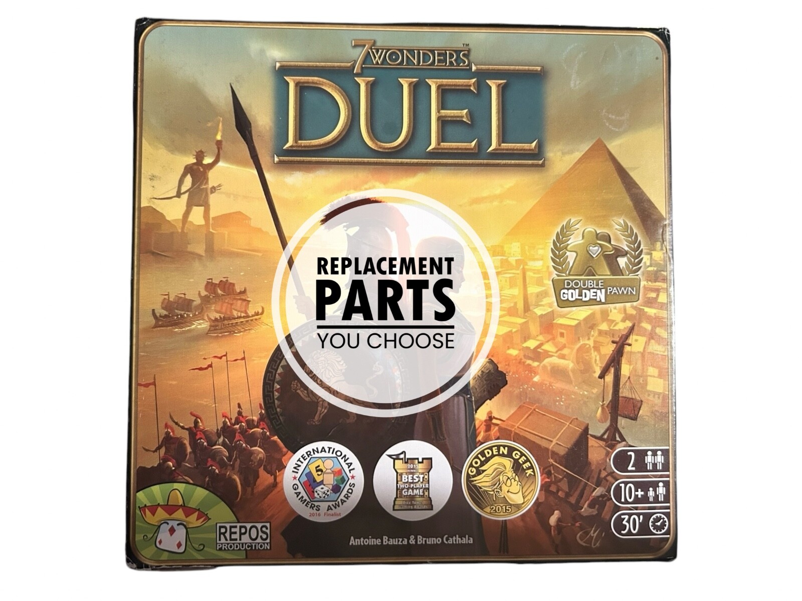 7 WONDERS DUEL BOARD GAME REPLACEMENT PARTS PIECES YOU CHOOSE