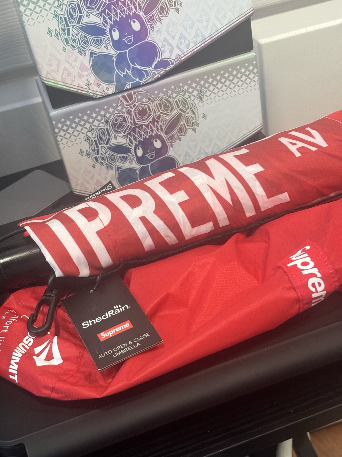 SUPREME SHEDRAIN STREET SIGN UMBRELLA RED SS21 MINT BRAND NEEFOR DISPLAY ONLY