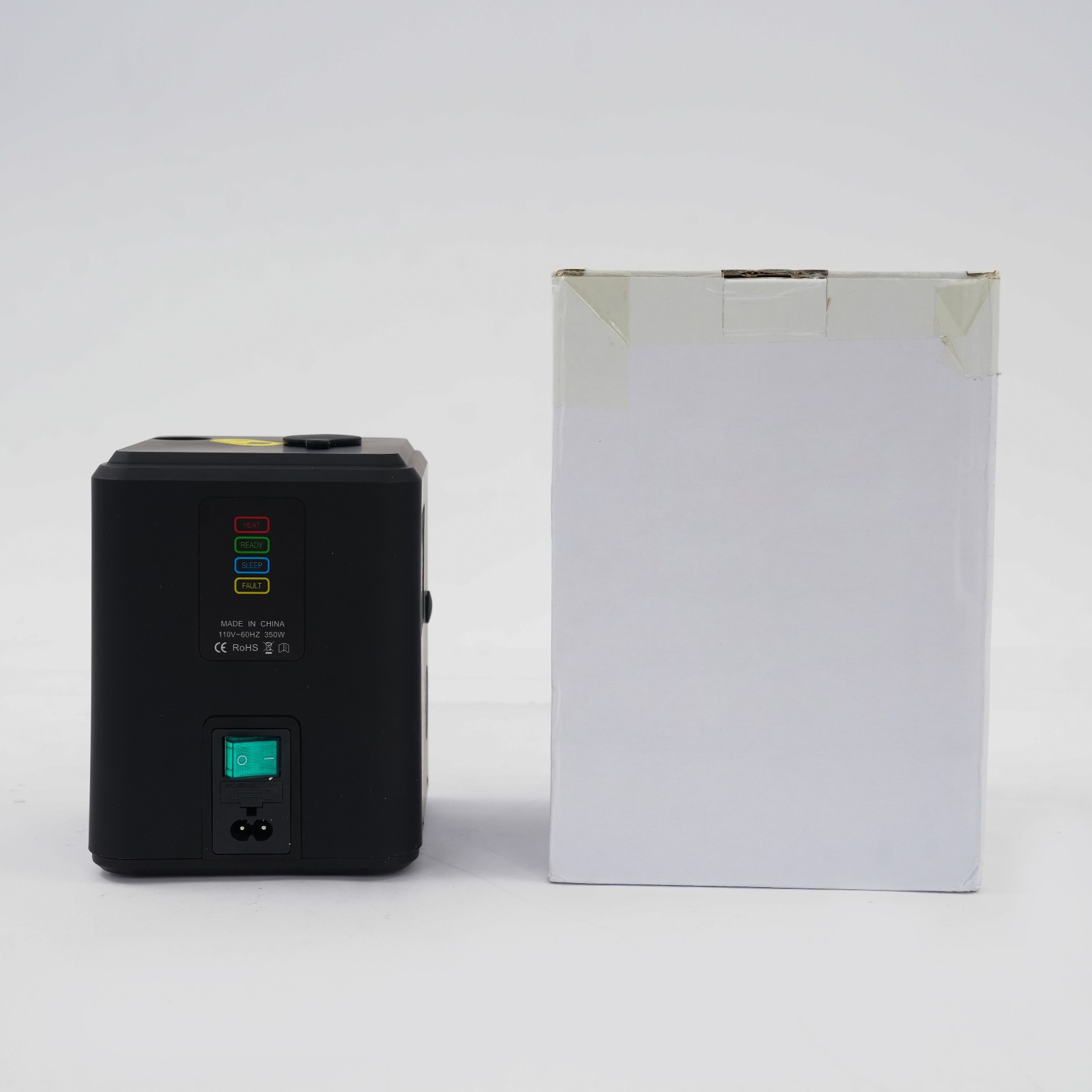 Black Electronic Stage Effect Light Device w/Remote,350W Mini Cold Spark Machine