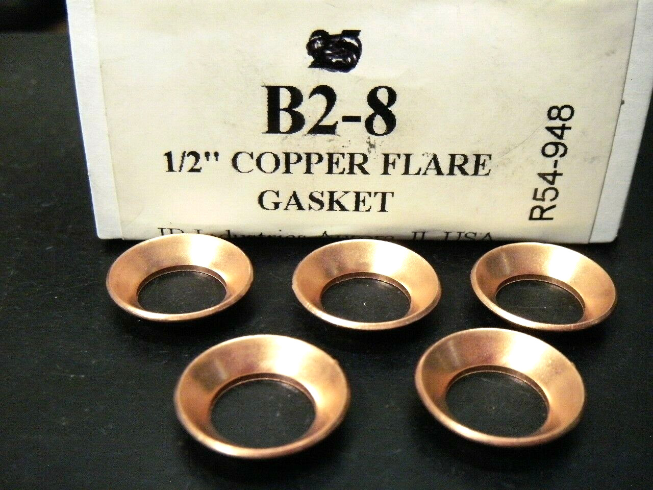 Just Better JB B2-8 Copper 1/2" Flare Gasket Qty = 5