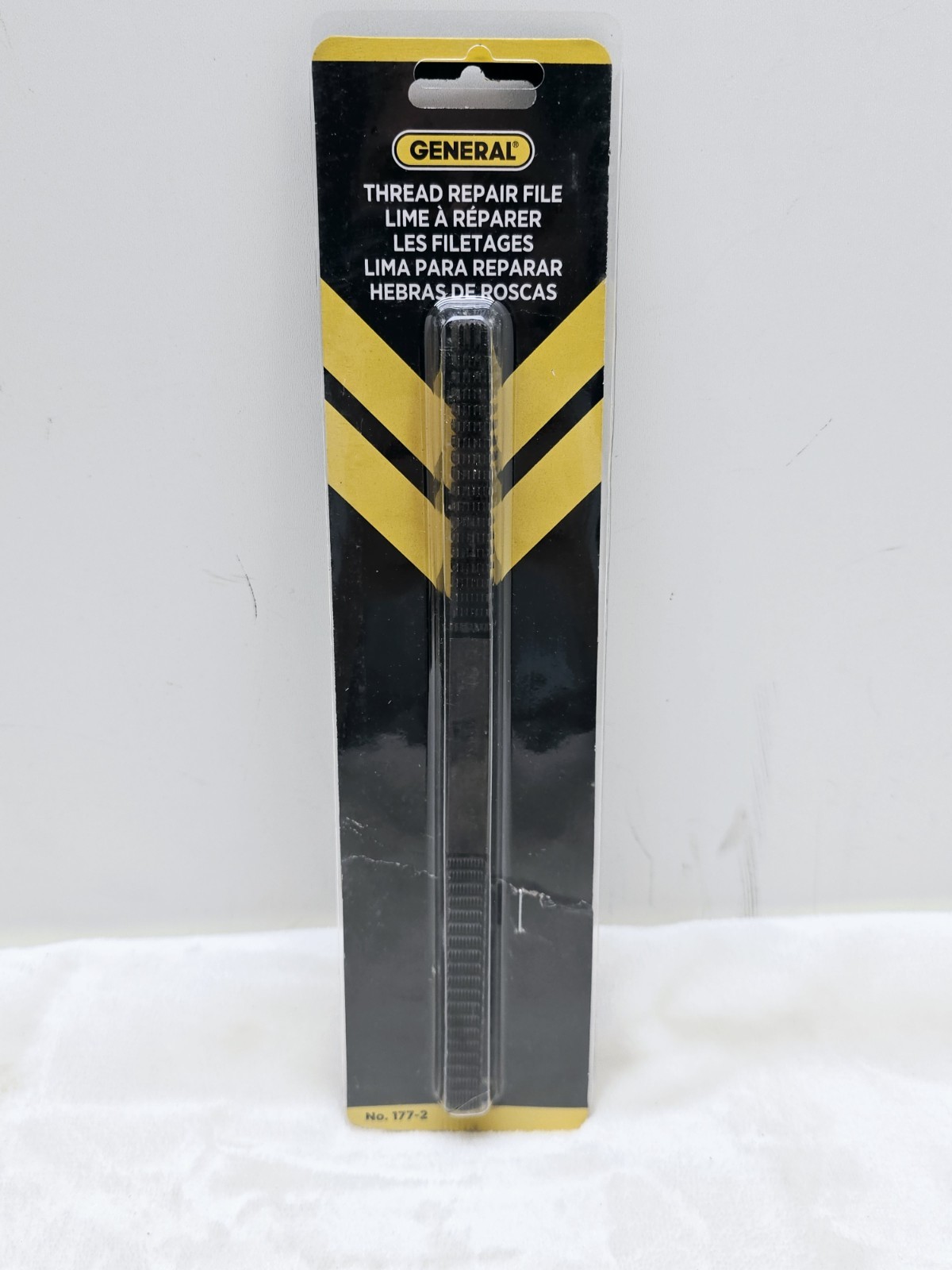 General Tools Assorted THREAD REPAIR FILE 177-2 High Carbon Steel 8-1/2