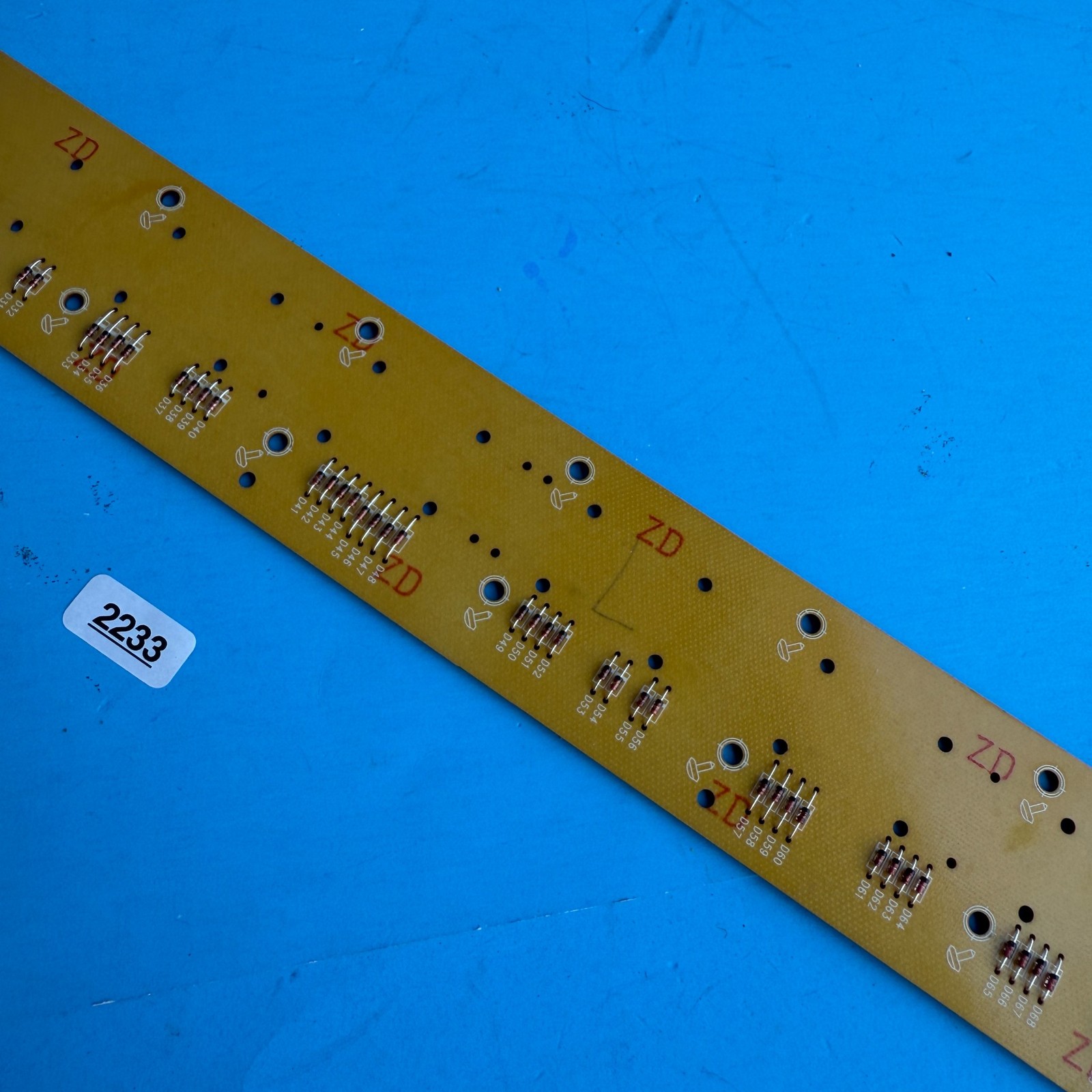 M-AUDIO AXIOM PRO 49 MIDI Controller OEM Part: Key Contact Circuit Board PCB