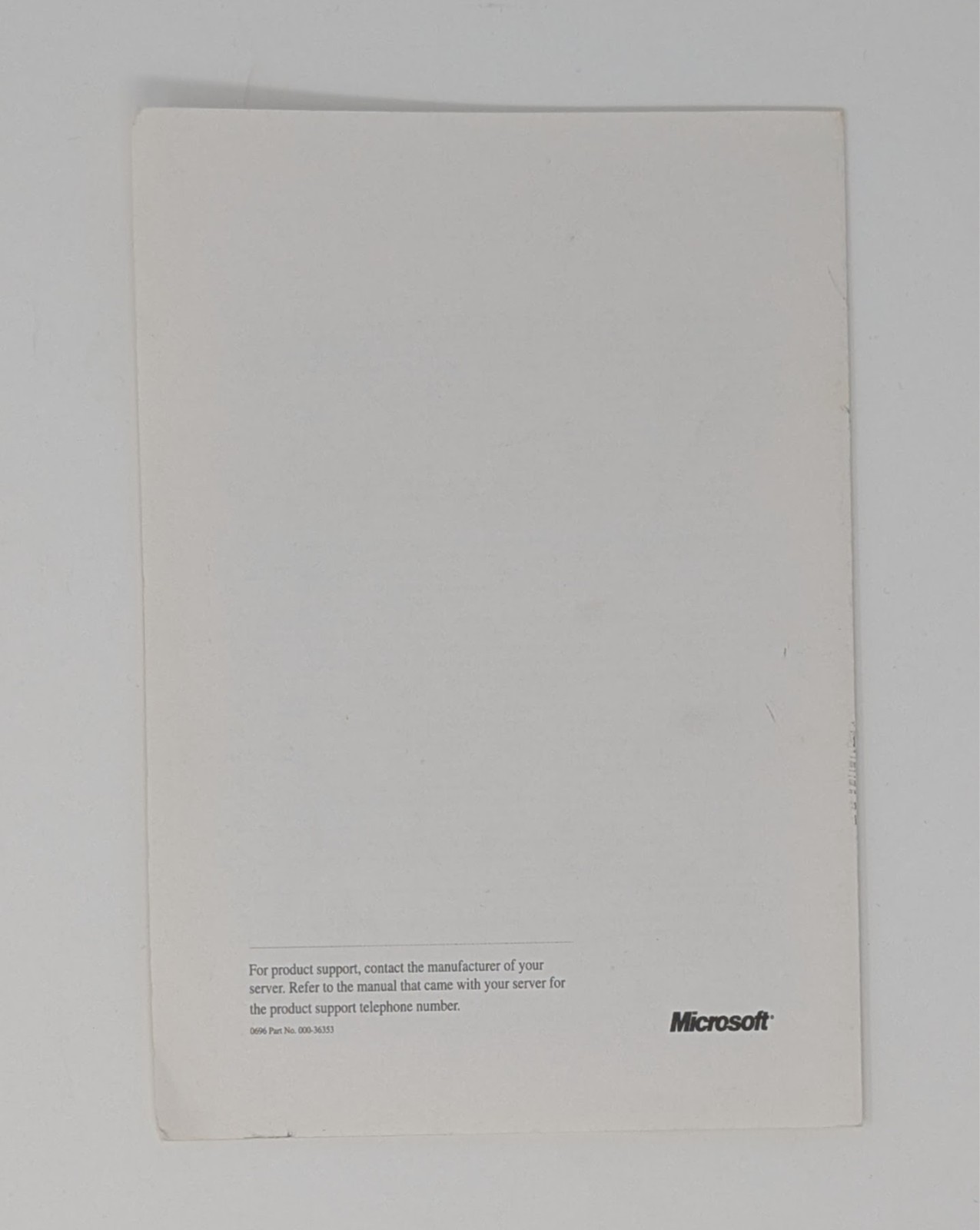 Microsoft Windows Server NT License & CAL 5 License