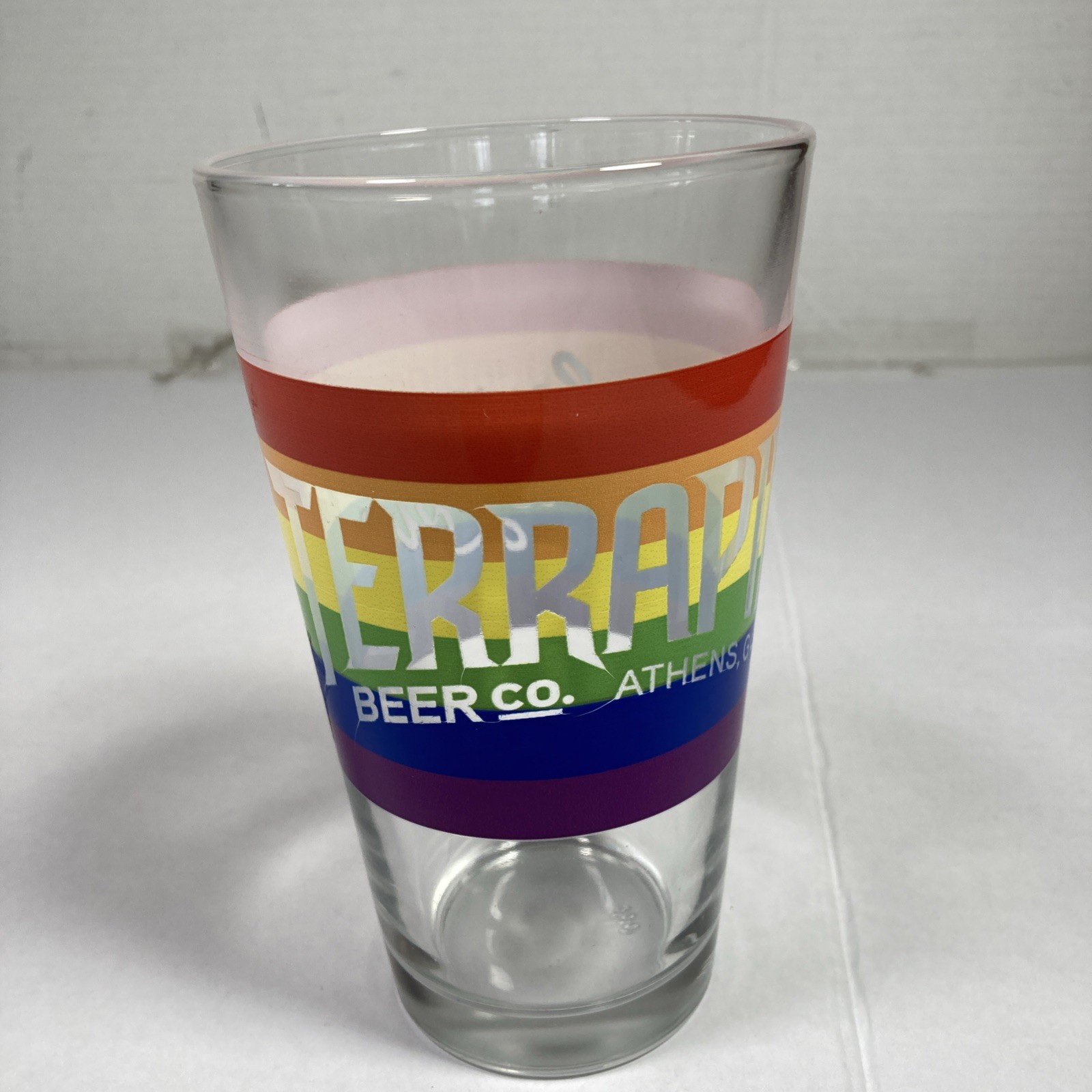 Terrapin Beer Co Rare Love Is Love Rainbow Pride 16 Oz Beer Pint Glass