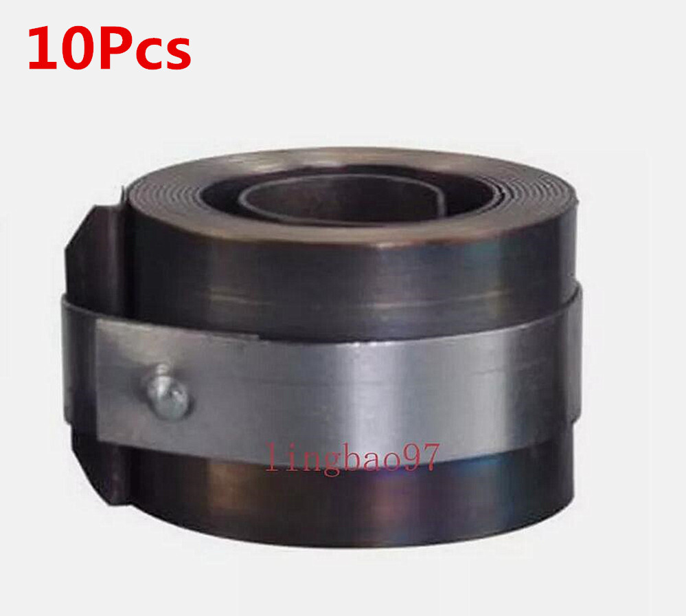 10Pcs Milling Machine 30mm Spindle Quill Return Clock Spring B178 For Bridgeport