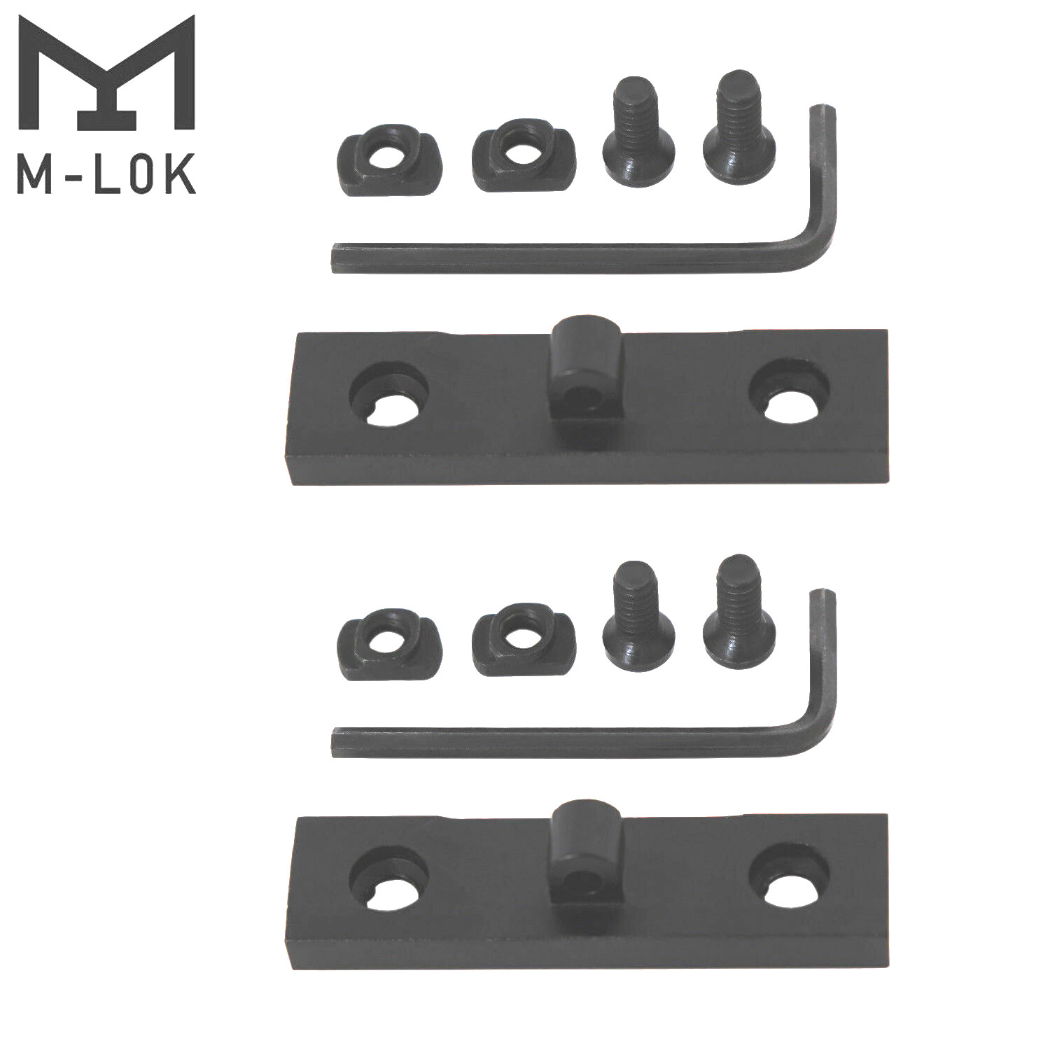 2 x  LOW PROFILE M-LOK Sling Stud Bipod Adapter Mount for Harris Style