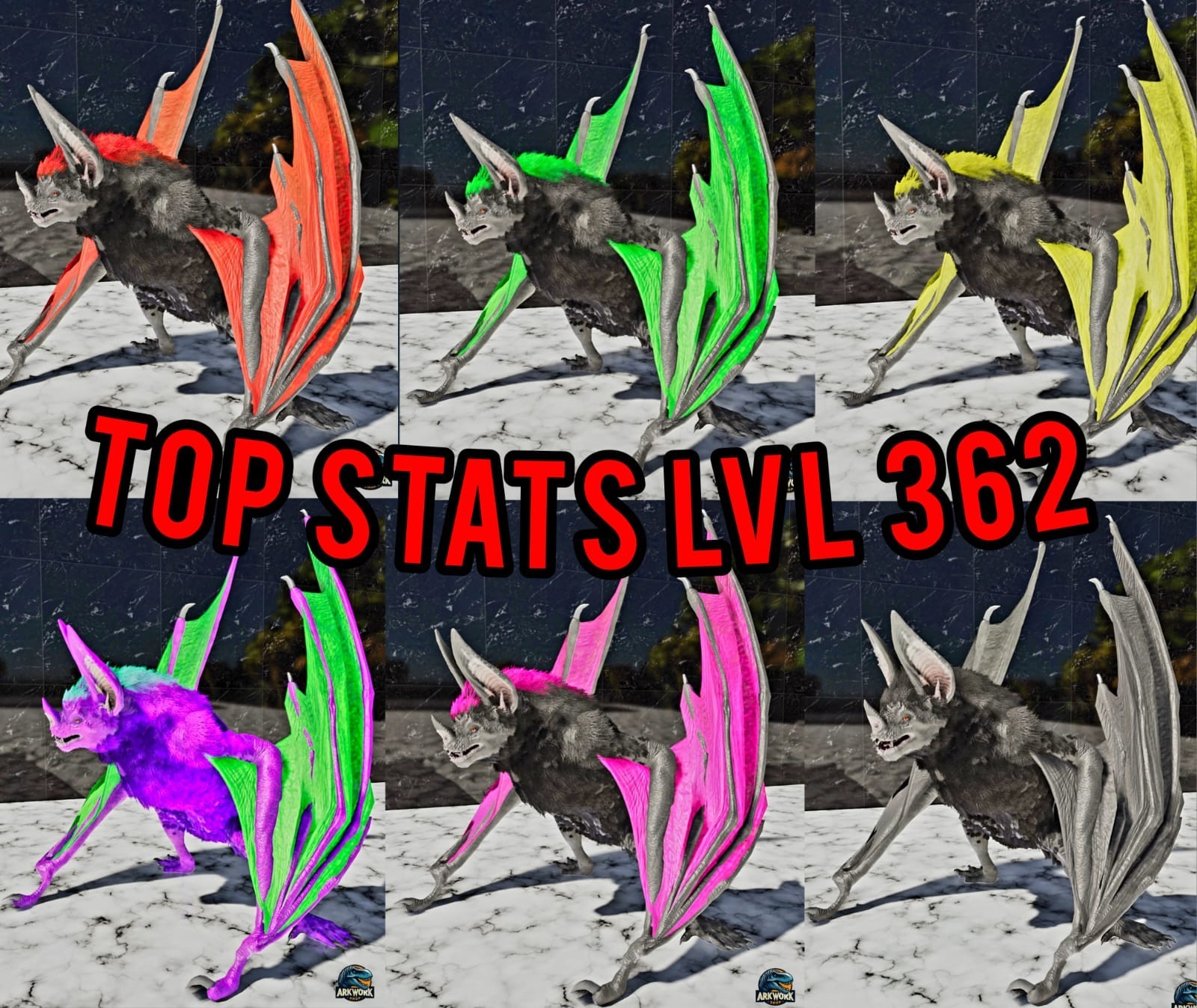 🦖ARK Survival Ascended New Desmodus Top Stats PVE PS5/XBOX/PC