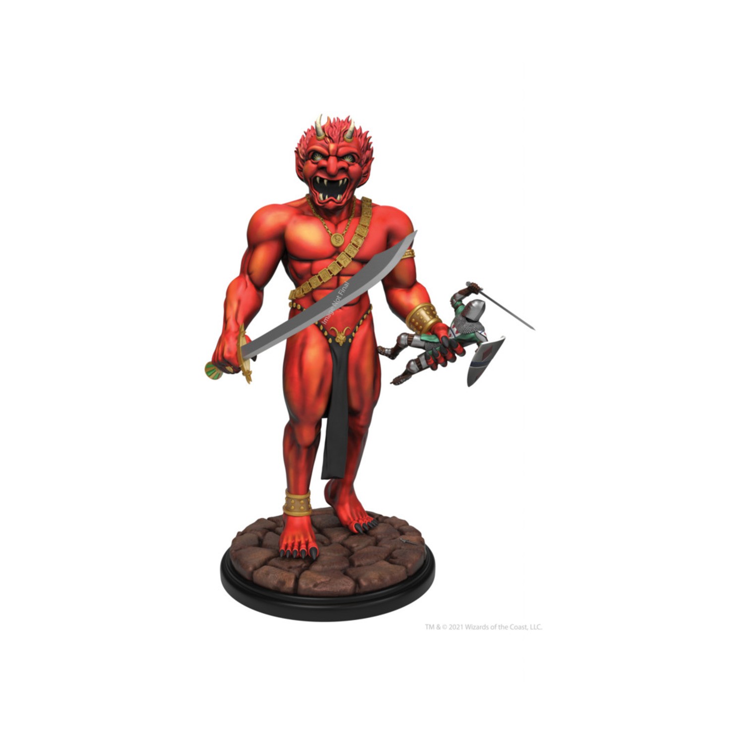 WizKids D&D Efreeti Premium Statue New