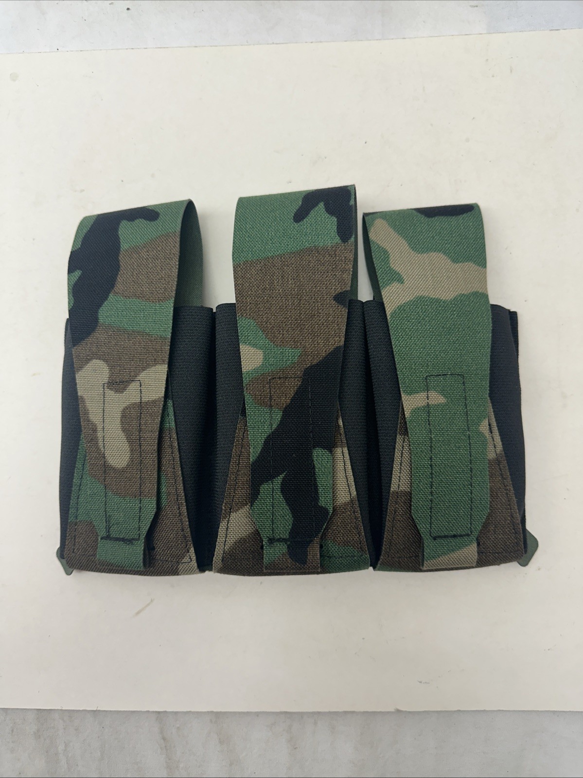 London Bridge Trading LBT-6146F Woodland M81 Triple Rifle Pouch Molle Laser Cut