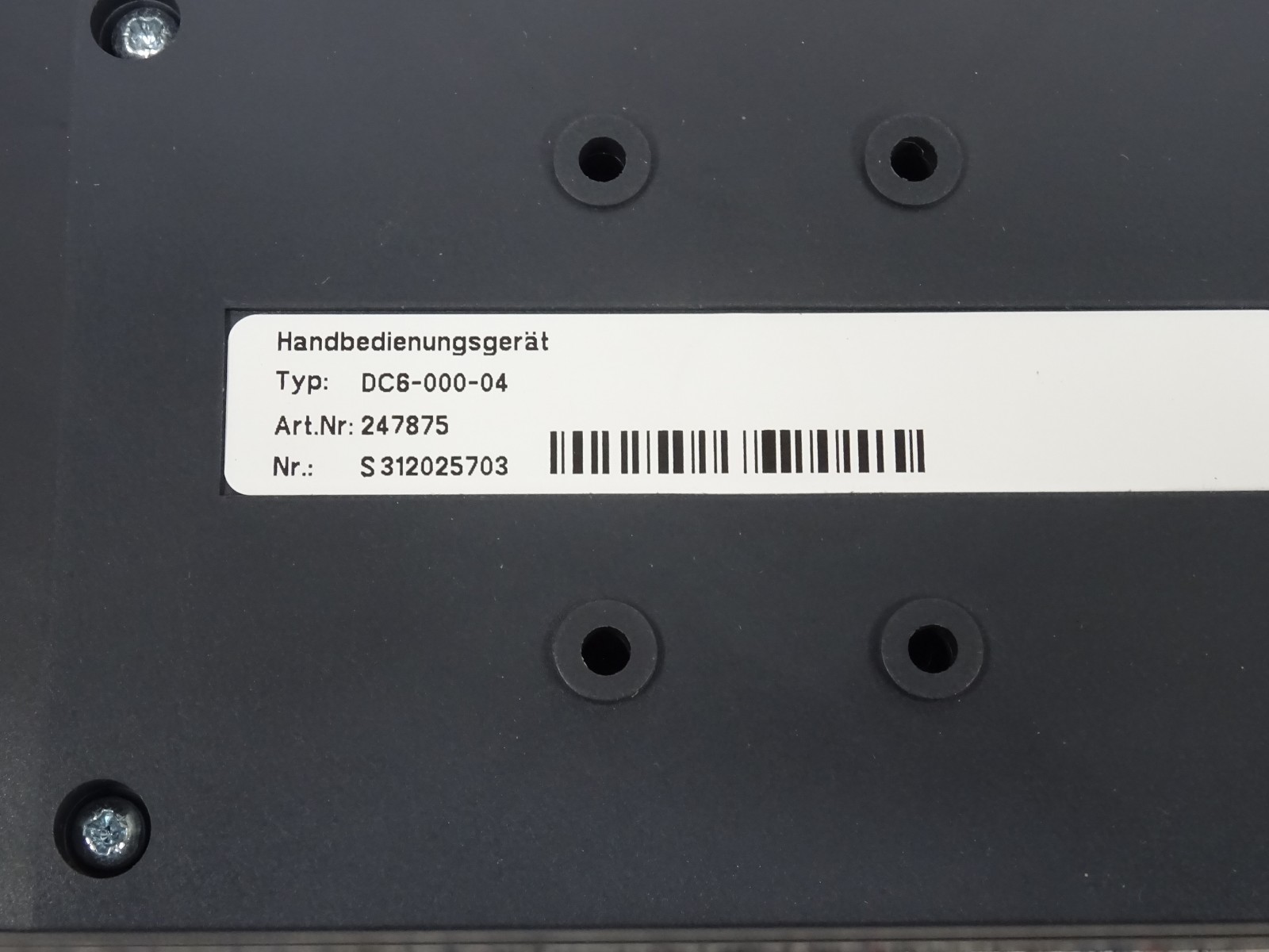 Baumüller DC-6 handheld control unit DC6-000-04 connecting line 00213846