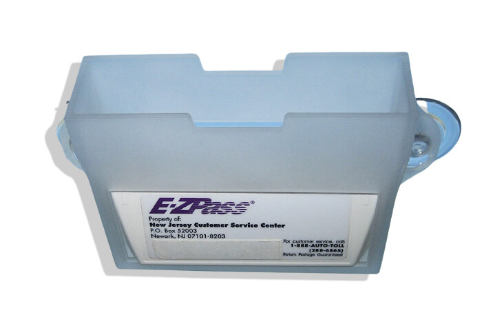 EZ Pass Toll Tag Holder Windshield Mount fits E-ZPass, i Pass & C Pass - Clear