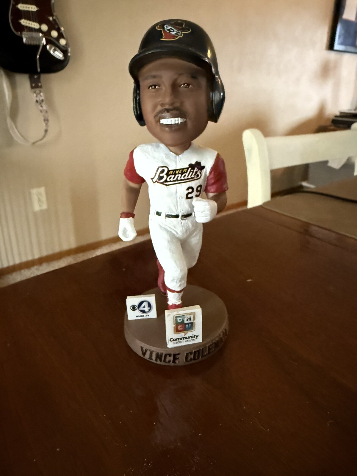 Vince Coleman River Bandits Bobblehead