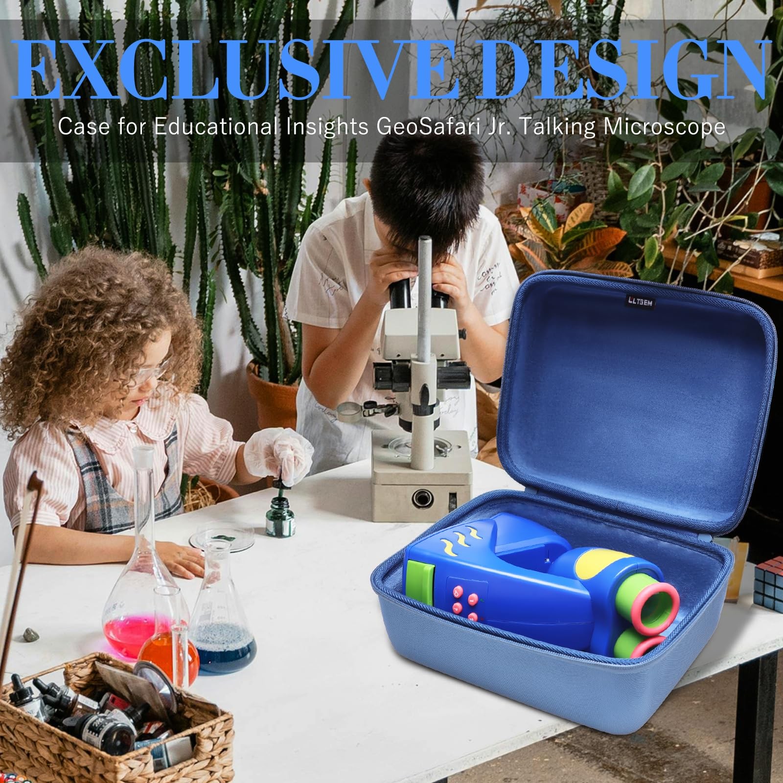 LTGEM Case Compatible with Educational Insights GeoSafari Jr. Talking Blue