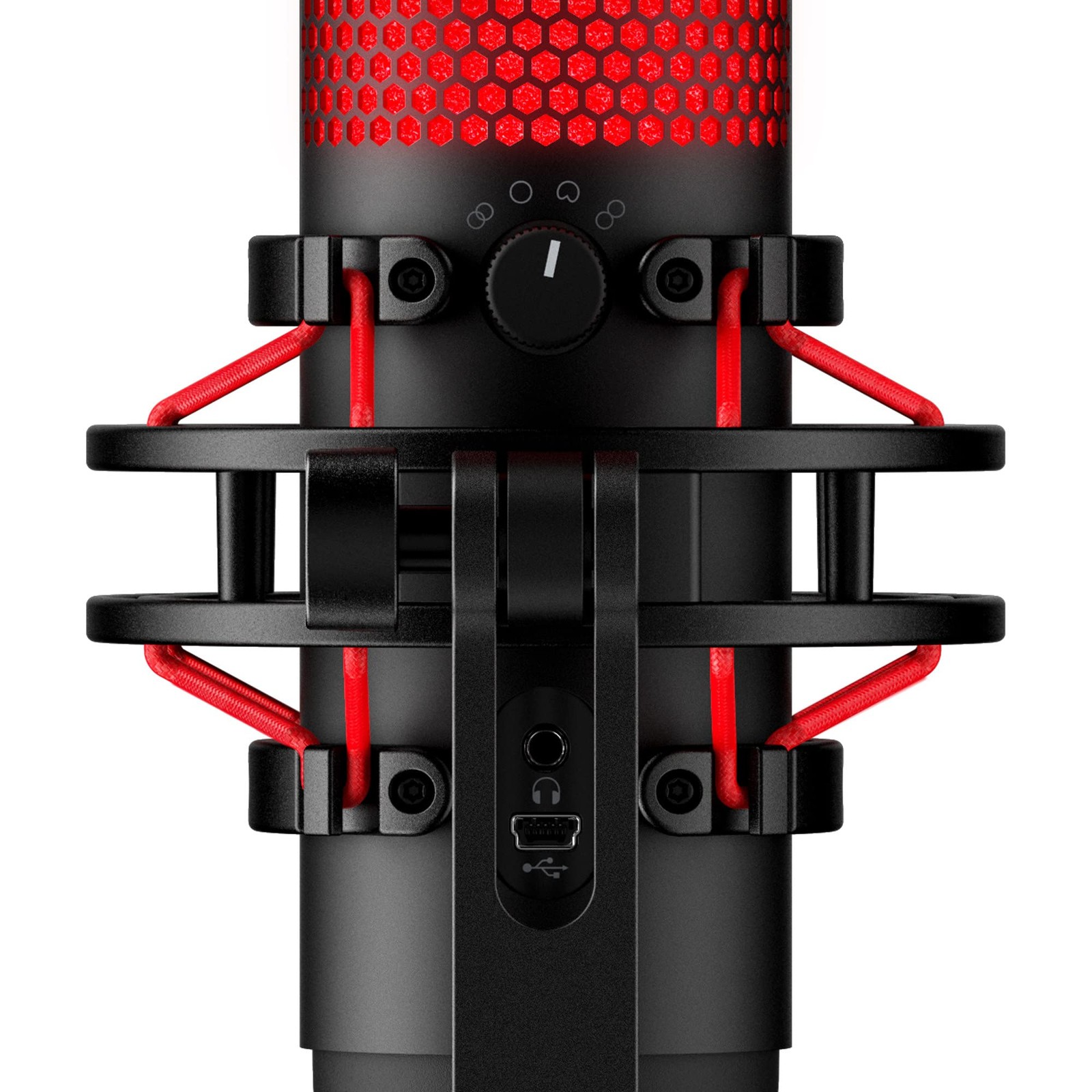 HP HyperX QuadCast Rouge