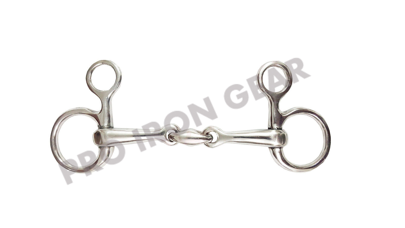 Hanging Cheek Snaffle with Lozenge Baucher Horse Bit with Oval Link