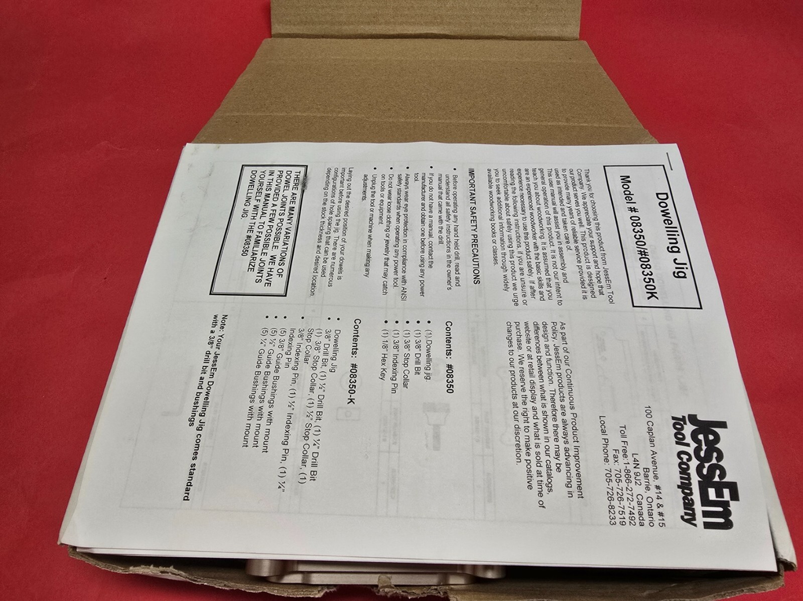 Jessem Doweling Jig Master Kit