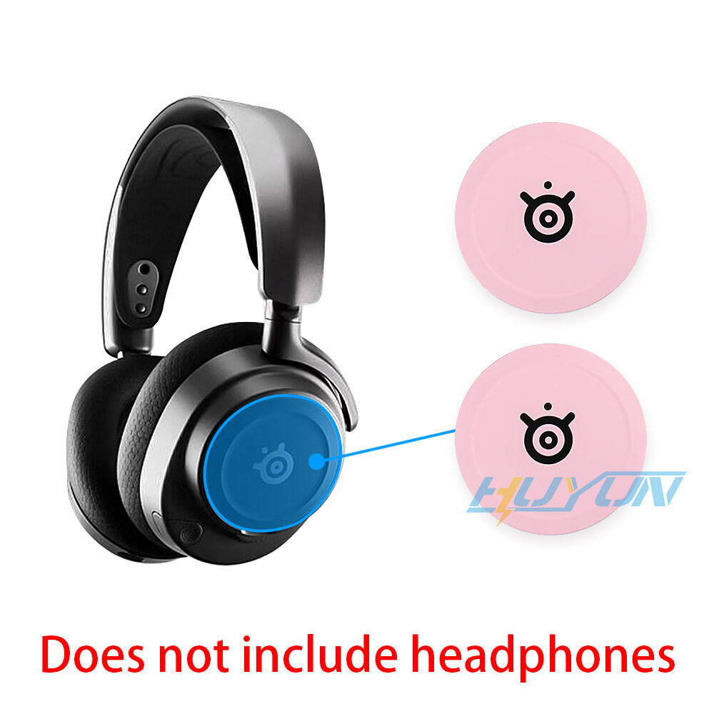 1 Pair of New SteelSeries Arctis Pro Wireless Headphones Color Magnetic Covers