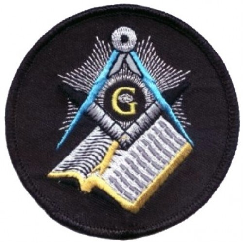MASON MASONIC EMBROIDERED BIBLE PATCH