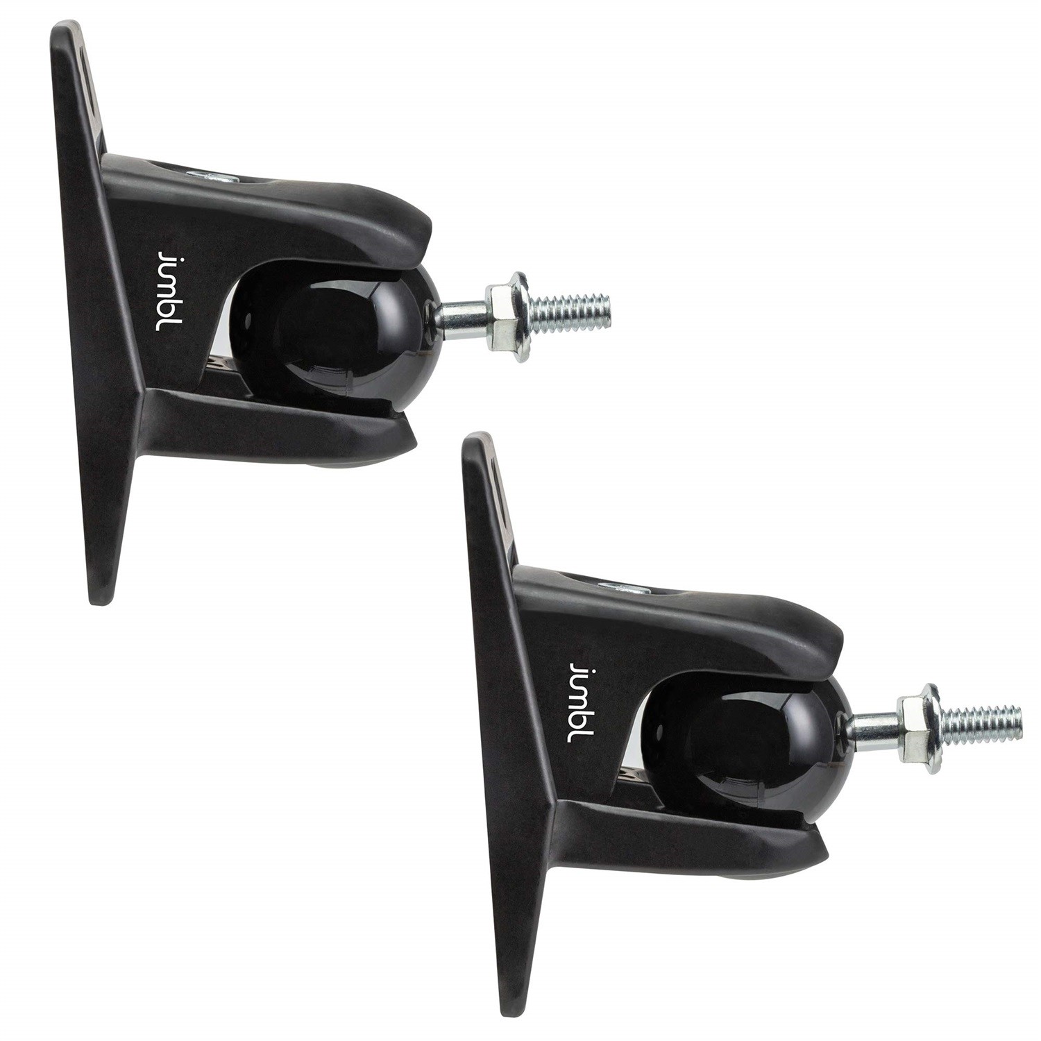Jumbl, SINSB7B Stainless Steel 10 Lbs Max, Speaker Wall Mount Bracket, Pack of 2
