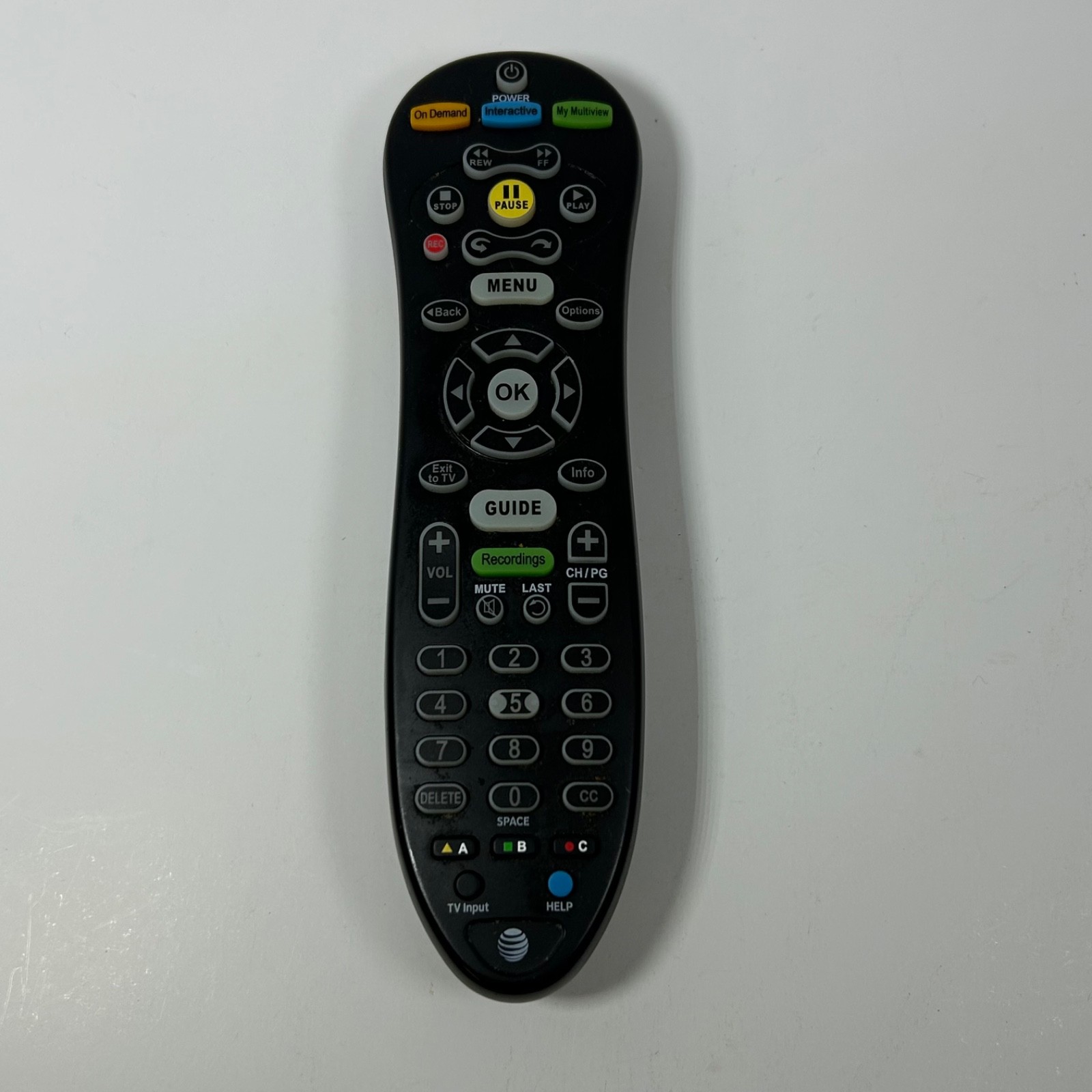 AT&T U-Verse S30-S1B Programmable Backlit Universal IR Remote Control OEM Tested