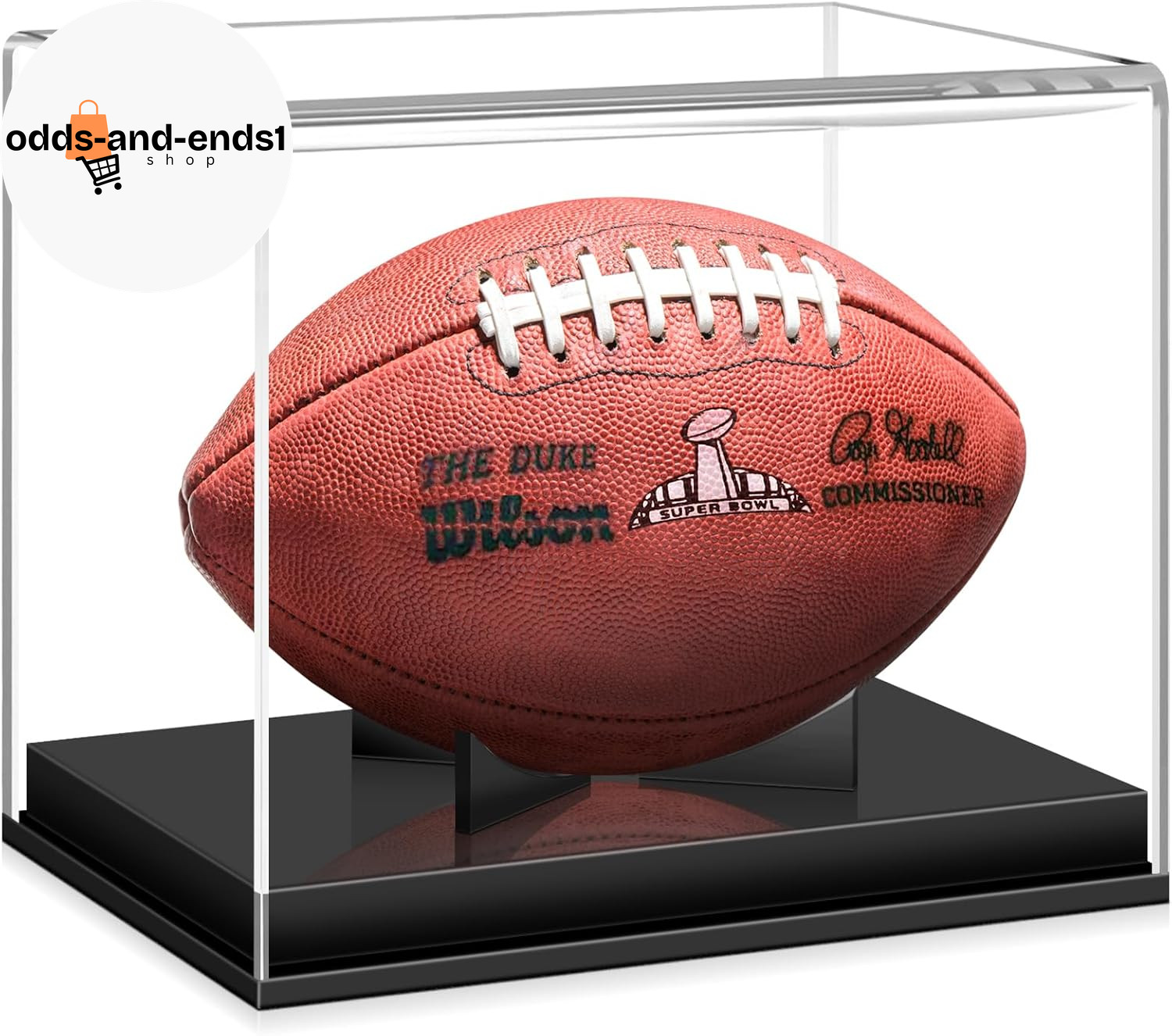 Football Display Case, Acrylic Football Case Display Case Autographed Football H