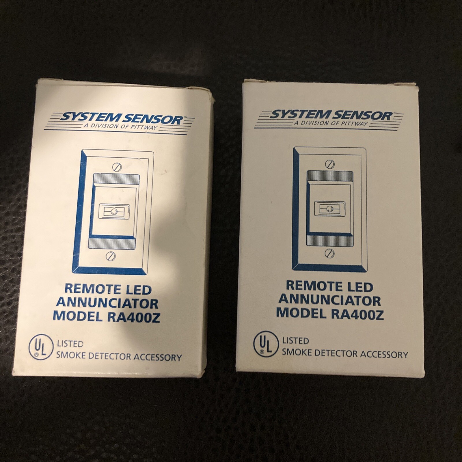 2 System Sensor Remote LED Annunicator Model RA400Z New In Box