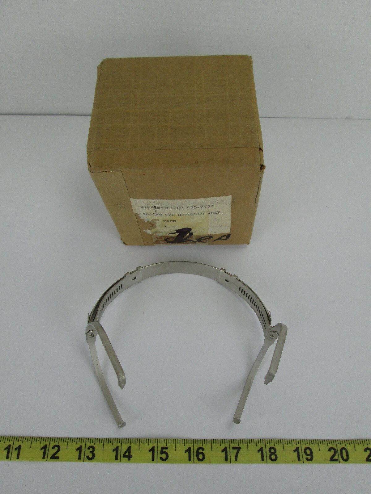 New NOS Headband Assembly Metal 700060-620 5965-00-475-2758 Military Aviation
