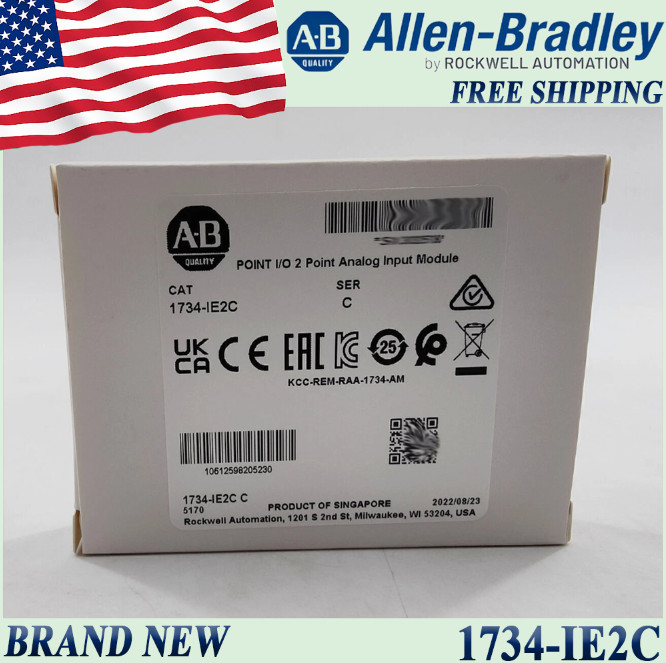 NEW AB1734-IE2C I/O Analog Input Module Series C Factory Sealed AB