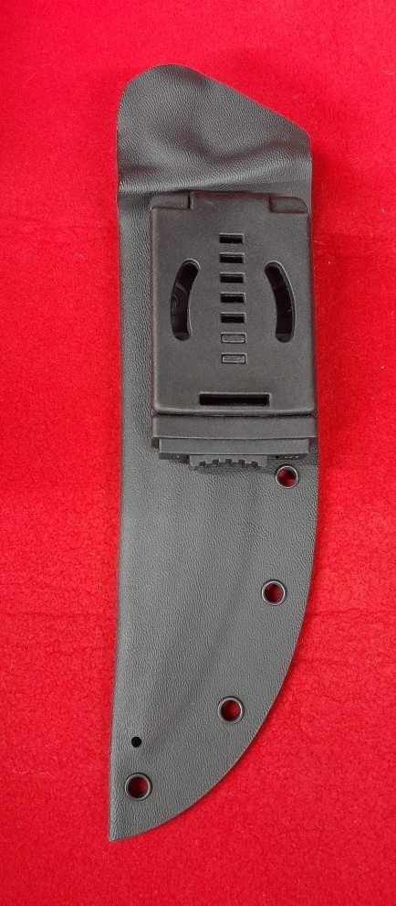 Kydex sheath for the AL MAR WARRIOR with DOTS DCL belt clip