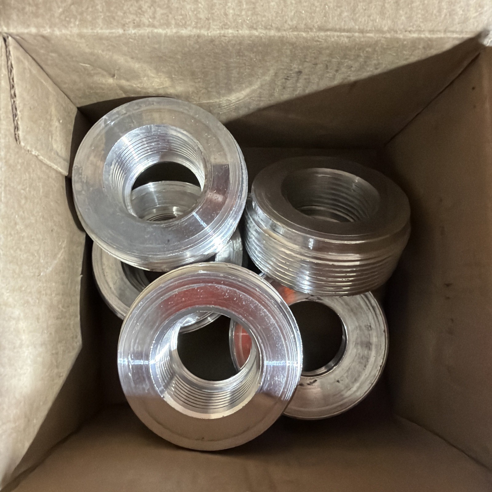 (QTY 5) American Fittings Corp RB200100HAL 2in x 1in Reducing Bushing