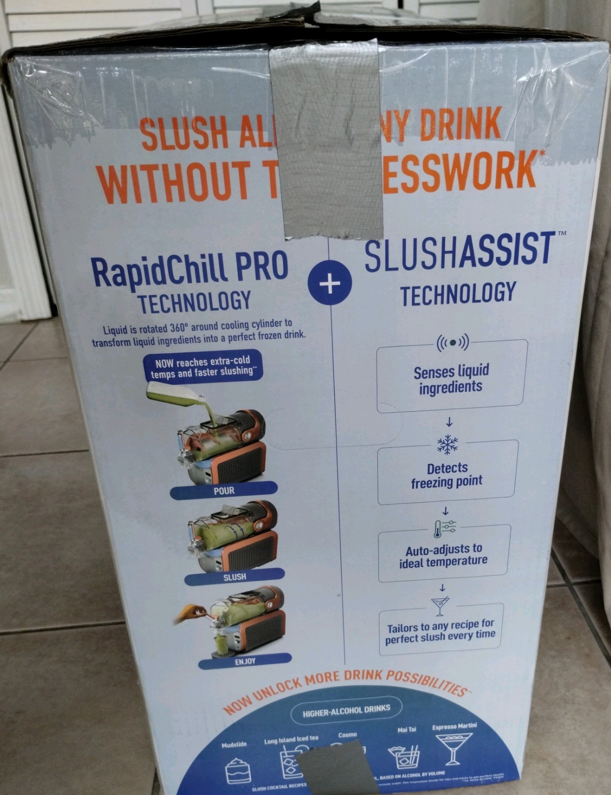 Ninja SLUSHi MAX Smart Frozen Drink Maker, 150 oz Capacity, 5 Programs