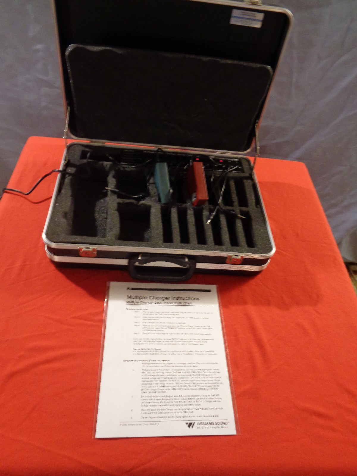 Williams Sound Mulitple Charger CAse 1269